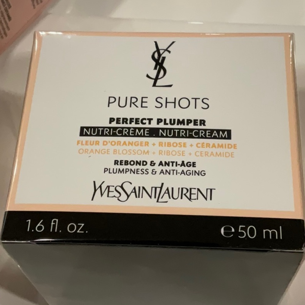 YSL Pure Shots anti aging serum and cream
